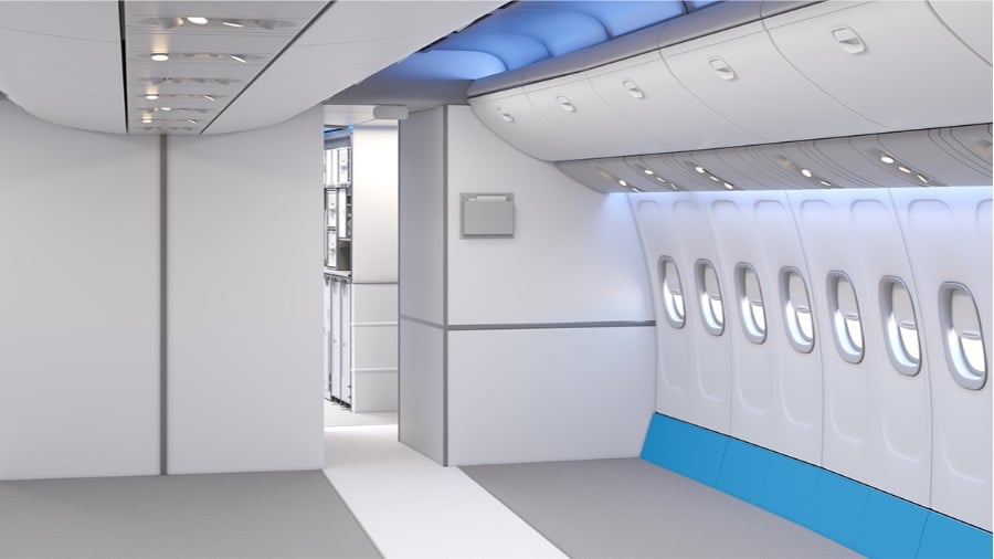 airraft-cabin-highlighted-floor-panels
